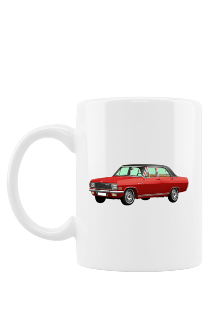 Чашка з принтом "Авто.3". Авто, професійне фото, старе авто, фото, червона гамма барв. 2070702