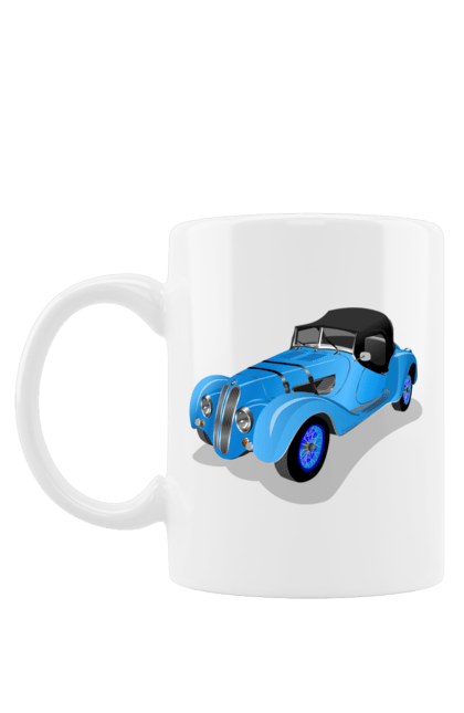 Чашка з принтом "Автомобіль". Авто, автомобиль, класика, старовинна машина, старовинний. 2070702