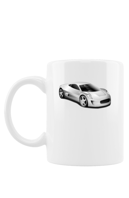 Mug with prints Auto.1. Auto, graphics, photo, sports car. 2070702