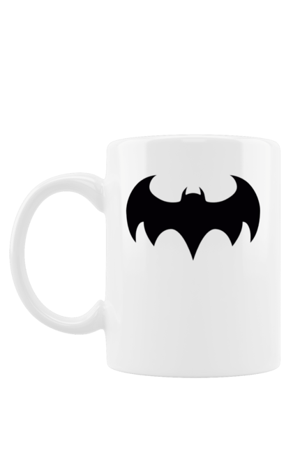 Чашка з принтом "Бетмен". Ds, бетмен, комикс, логотип, супергерои. CustomPrint.market