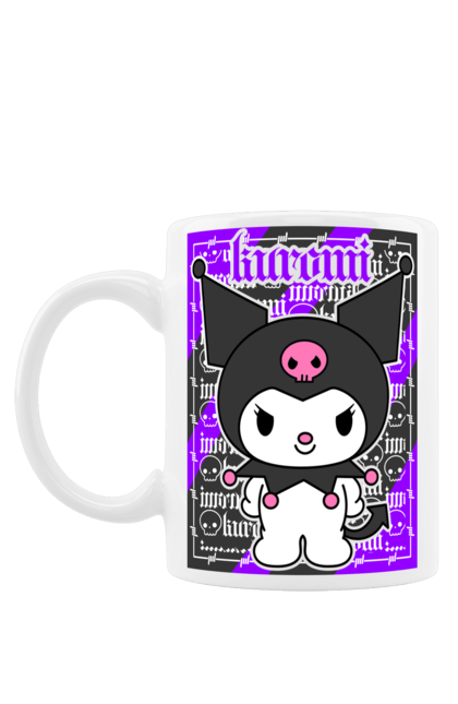 Mug with prints Hello Kitty Kuromi. Anime, character, hello kitty, kuromi, my melody, sanrio. 2070702