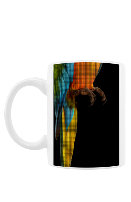 Mug with prints Just A Parrot. Birdie, parrot. 2070702
