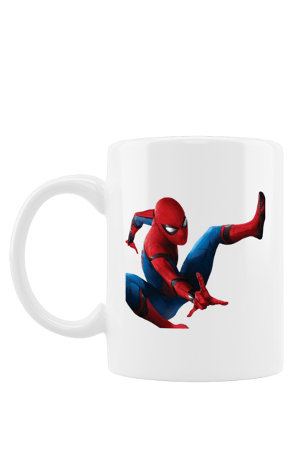Чашка з принтом "Людина павук". Avengers, comics, film, marvel, movie, spiderman, superhero. CustomPrint.market