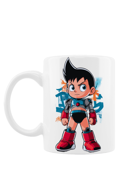 Чашка з принтом "AstroBoy". Astro boy, андроїд, аніме, манга, могутній атом, пригоди, робот, серіал, фантастика. 2070702