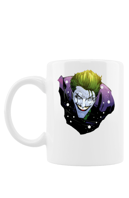 Чашка з принтом "Джокер". Бетмен, ворог бетмена, готем, джокер, загін самогубців, лиходій, психопат. CustomPrint.market