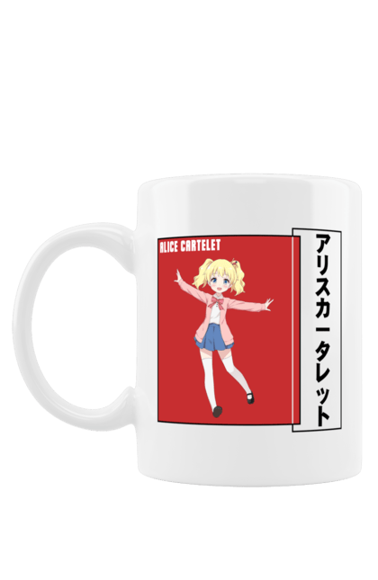 Mug with prints Kiniro Mosaic Alice Cartelet. Alice, alice cartelet, anime, gold mosaic, kiniro mosaic, kinmoza, manga. 2070702