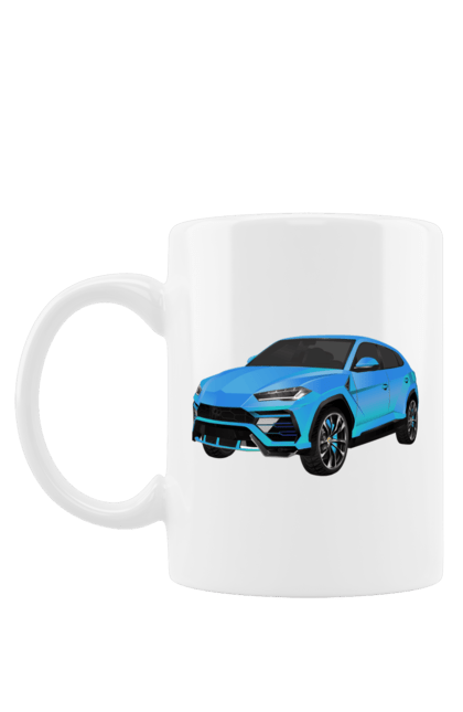 Чашка з принтом "Ламборгіні Урус". Автомобіль, ламборгіні, ламборгіні урус, урус. 2070702