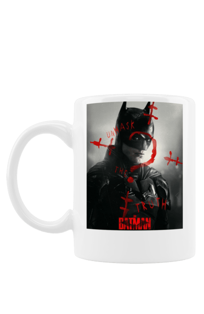 Чашка з принтом "Бетмен Паттінсон". Detective comics, бетмен, екшн, комікс, супергерой, фільм. CustomPrint.market