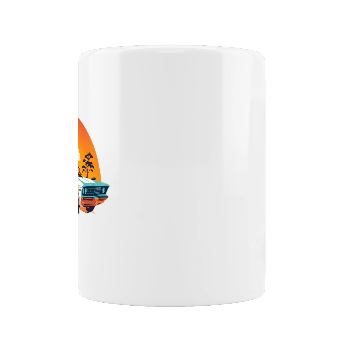 Красивая машина на закате