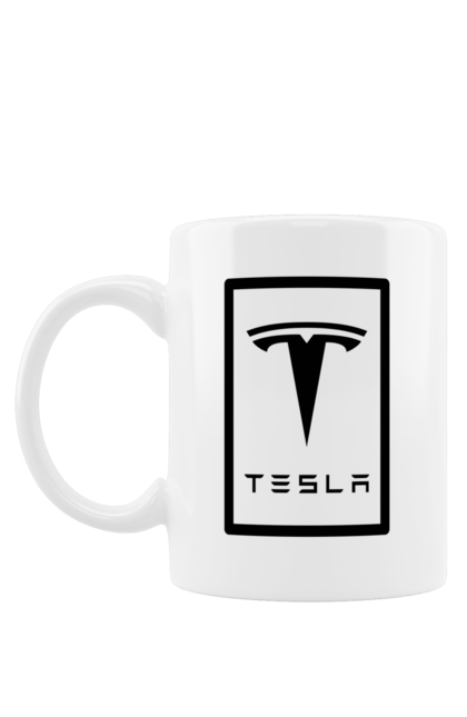 Чашка з принтом "Тесла". Tesla, илон маск, тесла. futbolka.stylus.ua