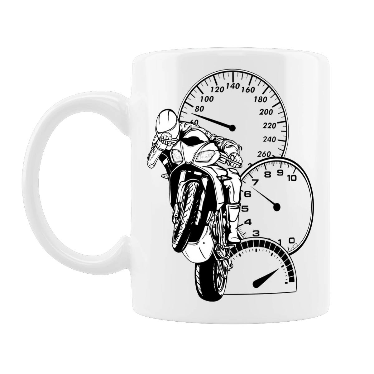 Motorcycle Speed Black