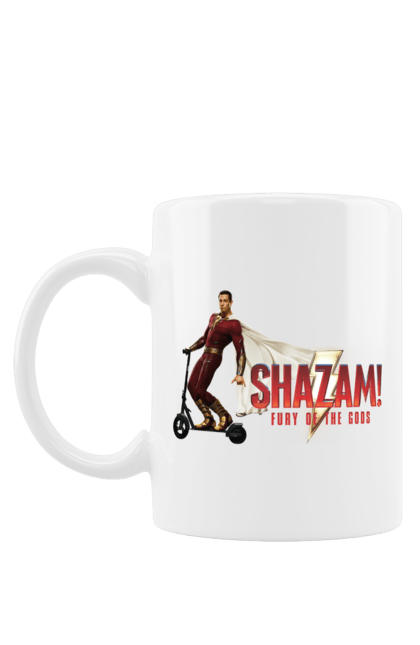 Чашка з принтом "Shazam. Лють богів". Dc comics, shazam, лють богів, супермен, шазам. CustomPrint.market