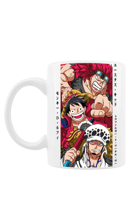 Mug with prints One Piece Luffy. Anime, luffy, manga, monkey de luffy, one piece, pirates. 2070702