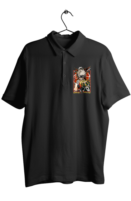 Men's polo with prints My hero academy Bakugo. Anime, bakugo, katsuki, katsuki bakugo, manga, mga, my hero academy, yue academy. 2070702