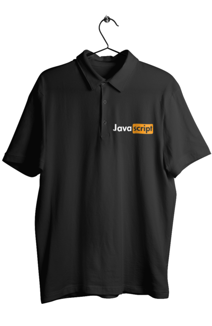 Поло чоловіче з принтом "Java скрипт". Айті, айтішник, джава скрипт, для айтішника, для програміста, подарунок айтішнику, подарунок програмісту, програміст, розробник, ява скрипт. 2070702
