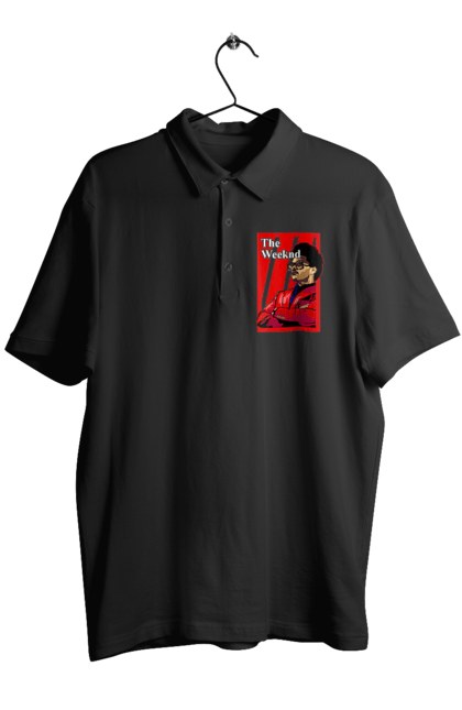 Men's polo with prints The Weeknd. Actor, producer, singer, tesfaye, weeknd. 2070702