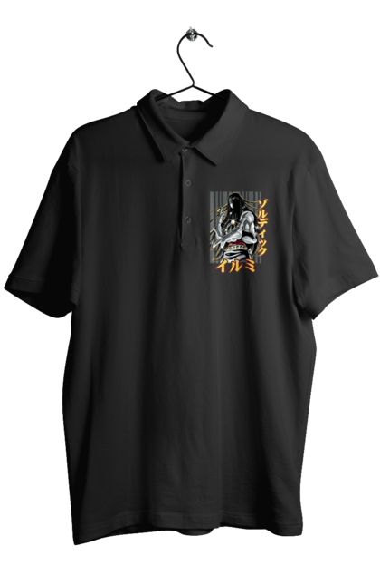 Men's polo with prints Hunter × Hunter Illumi Zoldyck. Anime, hunter, hunter × hunter, hunter hunter, illumi, illumi zoldyck, manga, zoldyck. 2070702