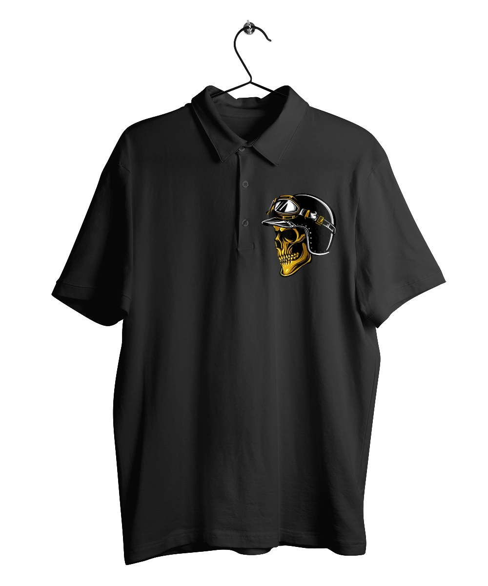 Череп в мотошоломі