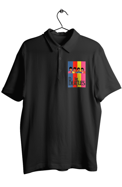 Men's polo with prints The Beatles. Beatles, george harrison, john lennon, liverpool four, music, paul mccartney, ringo starr. 2070702