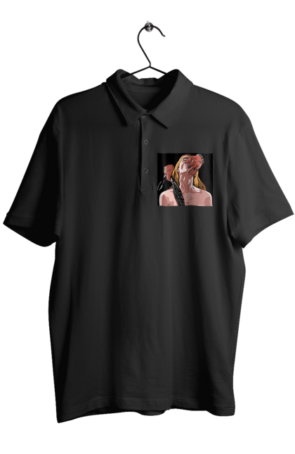 Поло чоловіче з принтом "Дівчина У Полоні Чоловіка З Батогами". Батіг, пристрасть, смоктати. 2070702