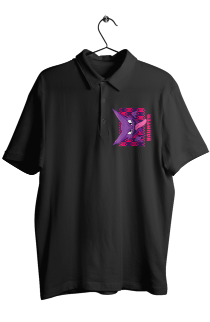 Men's polo with prints Haunter. Anime, games, haunter, nintendo, pokemon, pokemon go. 2070702