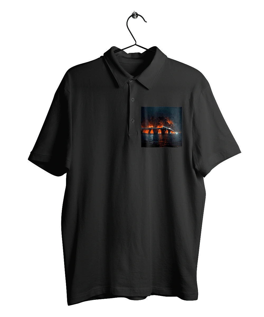 Кримський мост горить