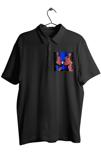 Поло чоловіче з принтом "Дівчата Лижуть Морозиво". Лізатт, смоктати. 2070702