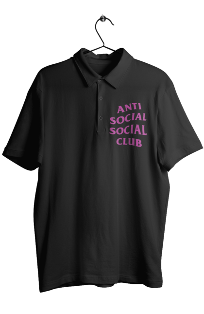 Men's polo with prints Anti Social Social Club. Antisocial, assc, club, neek lurk, social club. 2070702