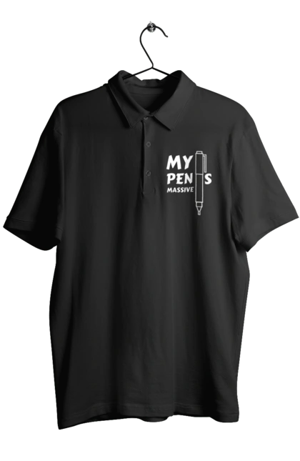 Поло мужское с принтом Моя ручка огромна. Мем, моя ручка огромна, прикол, прикольная, смешная, юмор. 2070702