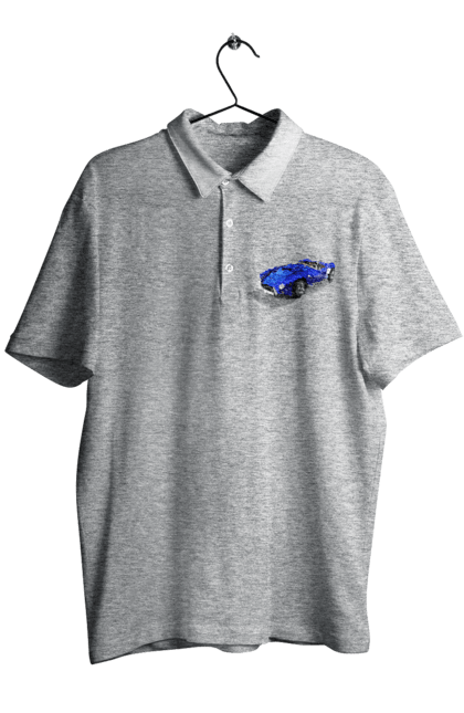 Men`s polo with prints Car. Auto, car, classic, old, old machine. 2070702
