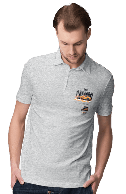 Men's polo with prints Chevrolet Camaro. Auto, automobile, camaro, car, chevrolet, chevrolet camaro. 2070702