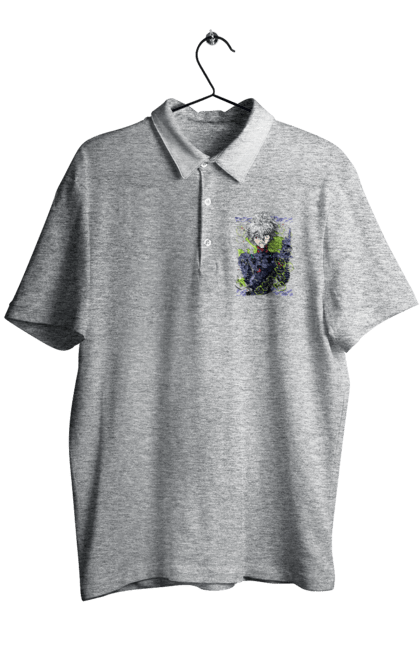 Men's polo with prints Evangelion Kaworu. Anime, evangelion, eve, kaworu, kaworu nagisa, manga, neon genesis evangelion, nerve, tv series. 2070702