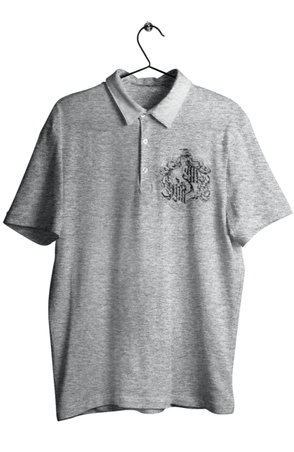 Men's polo with prints Harry Potter Hufflepuff. Faculty, franchise, harry potter, hogwarts, hufflepuff. 2070702