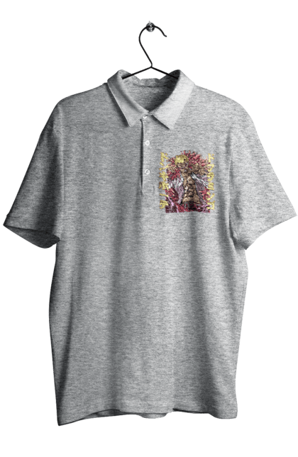 Men's polo with prints One Piece Donquixote Doflamingo. Anime, donquixote doflamingo, heavenly yaksha, manga, one piece, straw hat pirates. 2070702