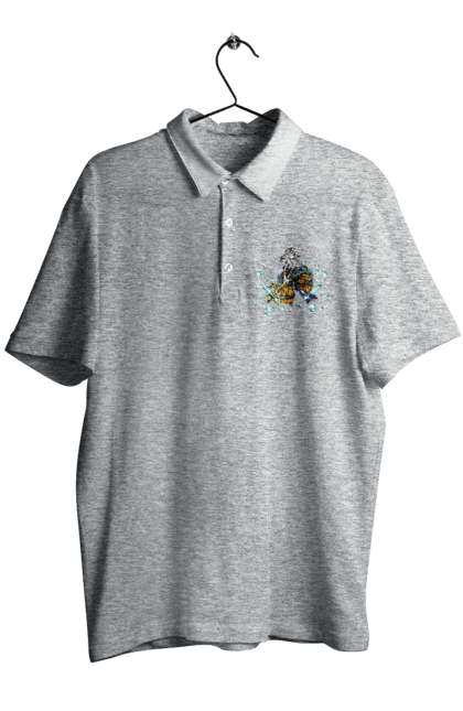 Men's polo with prints One Piece Enel. Anime, enel, god, manga, one piece, straw hat pirates. 2070702