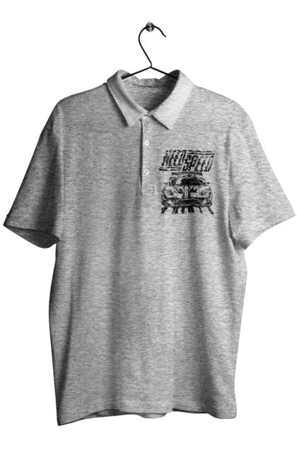 Men`s polo with prints Жага швидкості. Cars, computer games, games, racing, simulators, speed, video games. 2070702
