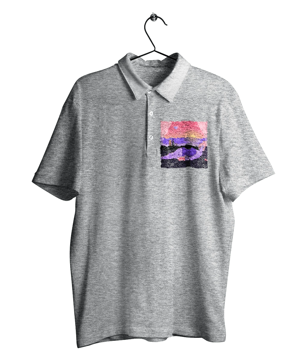 Purple Girl On Vacation