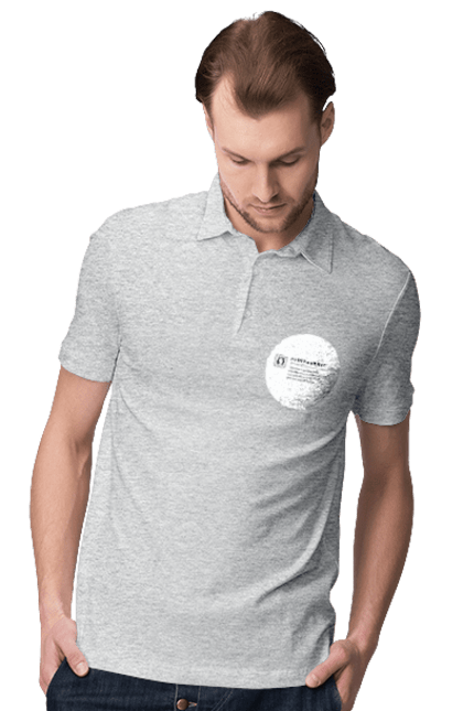 Поло чоловіче з принтом "Програміст". Angular, c, css, html, it, javascript, jquery, php, python, react, svelt, vue, айтишник, айті, гумор, код, кодувати, прогер, програміст, програмісти, ти ж, ти ж програміст, тиж програміст. 2070702