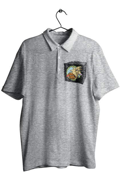 Men`s polo with prints Black Box. Ammunition, beaver, black box, box, come back alive. 2070702