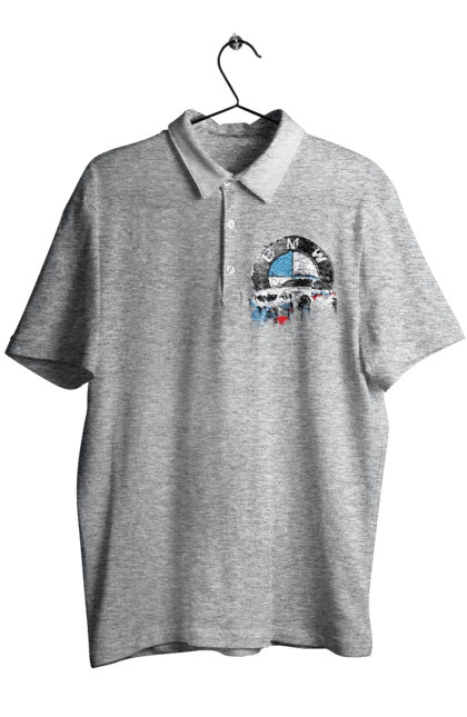Men`s polo with prints BMW. Auto, bmw, bmw fan, fan club. 2070702