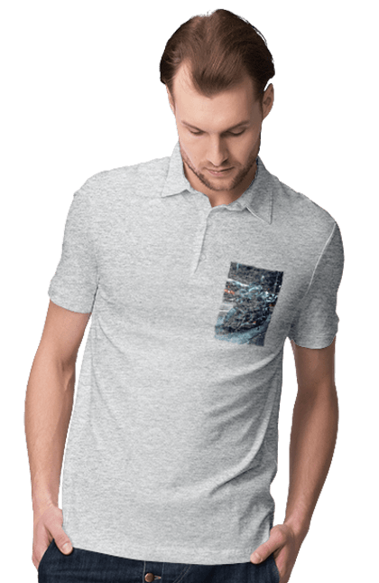 Поло чоловіче з принтом "Мото цитаты". Байк, мото, спорт, цитаты. 2070702