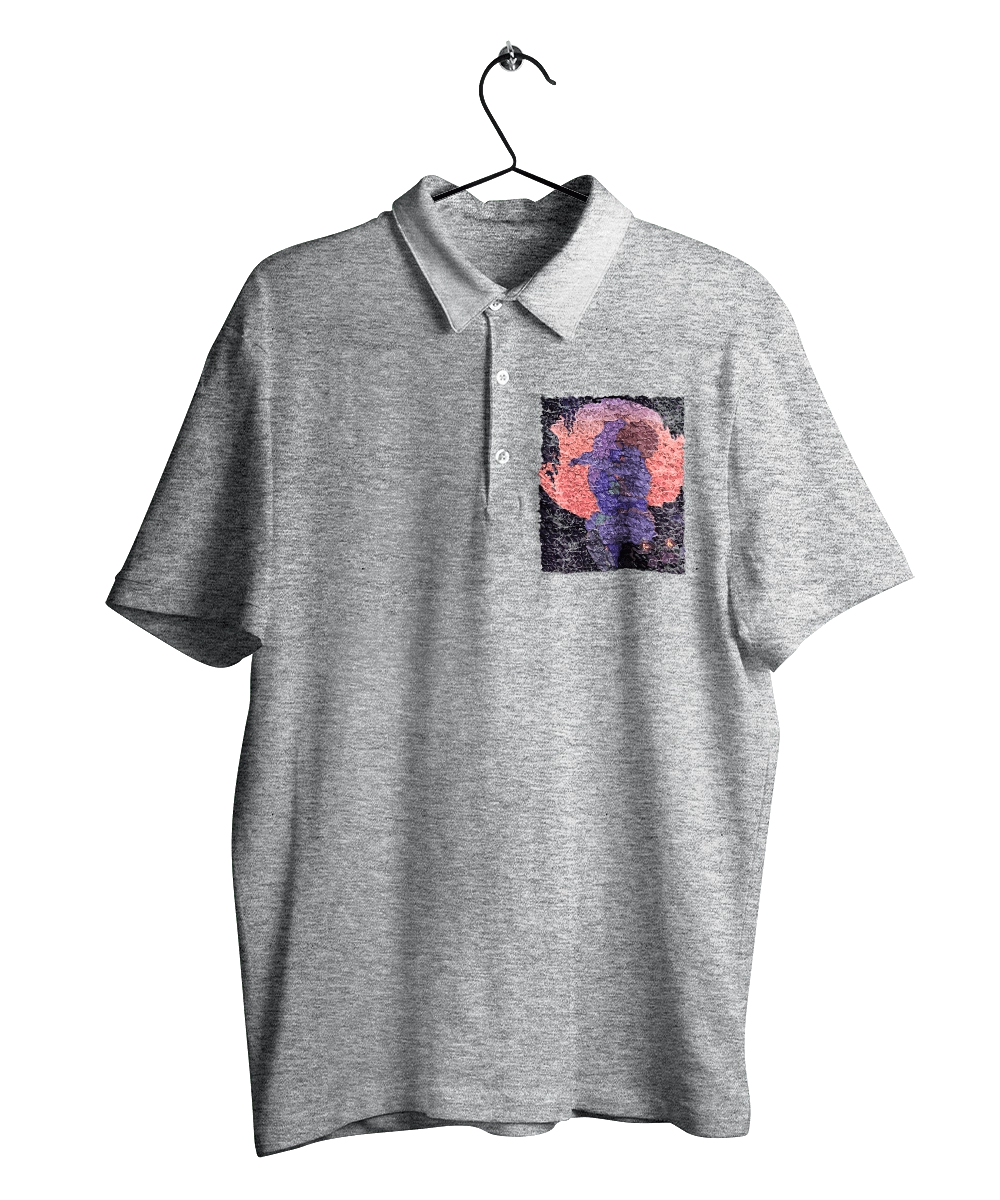 Purple Girls Hugging