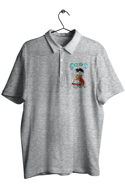 Men's polo with prints Scrooge McDuck. Coffee, cup, disney, mcduck, scrooge, scrooge mcduck, uncle scrooge. 2070702