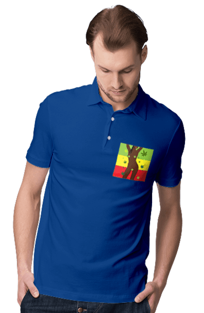 Men`s polo with prints Naked Girl And Hemp. Hemp, naked, smoke, tits. 2070702