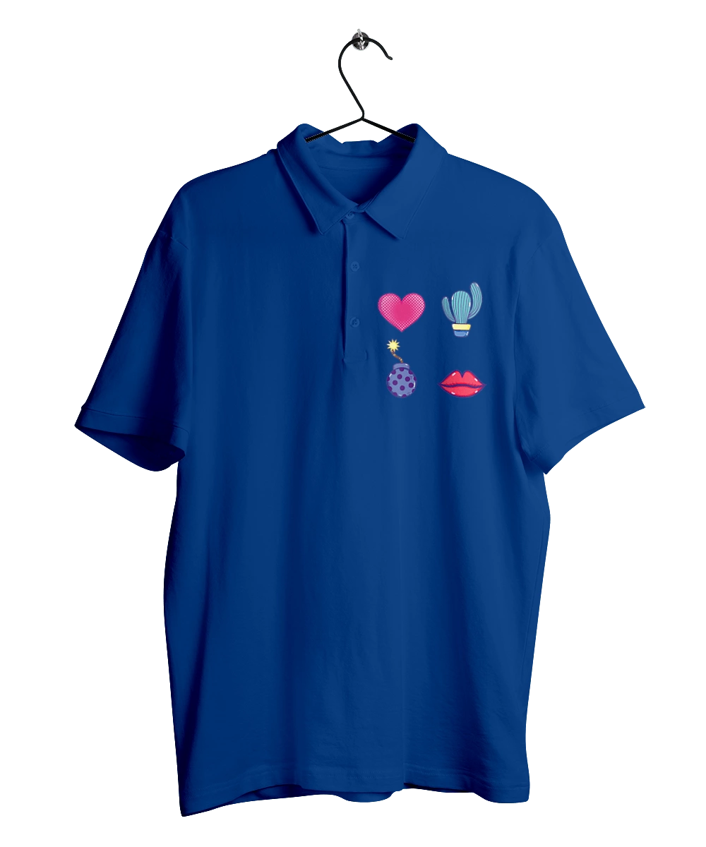 Heart, Cactus, Bomb, Lips