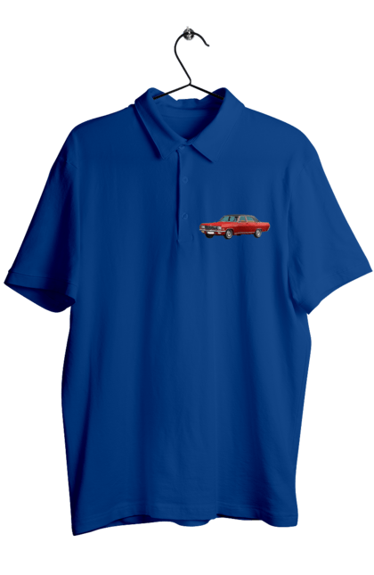 Men`s polo with prints Auto.3. Auto, old car, photo, professional photo. 2070702