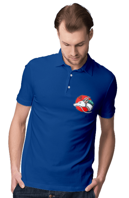 Men's polo with prints Spirited Away Haku. Dragon, haku, spirited away, studio ghibli. 2070702