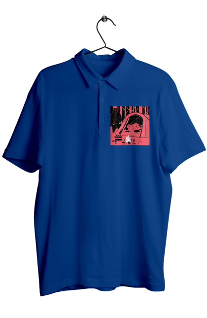 Поло чоловіче з принтом "69 В Палатці". 69, ведмідь, ліс, палатка, секс. 2070702