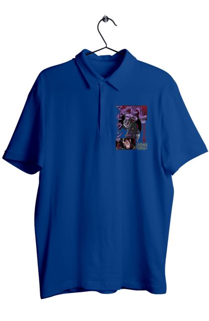 Поло мужское с принтом Ван Пис Магеллан. Magellan, one piece, аниме, ван пис, магеллан, манга, пираты соломенной шляпы. 2070702