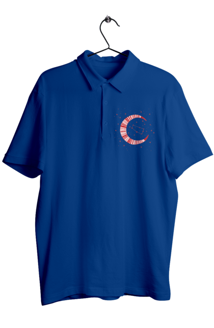 Men`s polo with prints Gemini. Constellation, gemini, horoscope, sign, twins, zodiac, zodiac sign. 2070702